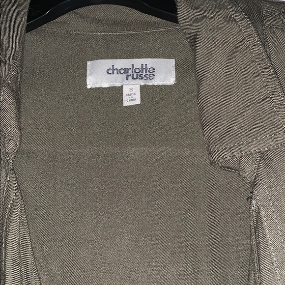 Charlotte Russe trench coat - Picture 2 of 2